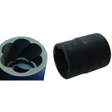 TWIST SOCKET (SPIRAL PROFILE) / SCREW EXTRACTOR | 10 MM (3/8") DRIVE | 18 MM (5278)