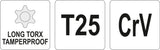 TORX SECURITY KEY LONG T25 (YT-05517)
