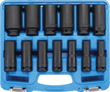 IMPACT SOCKET SET, HEXAGON, DEEP | 12.5 MM (1/2") DRIVE | INCH SIZES | 13 PCS. (5208)