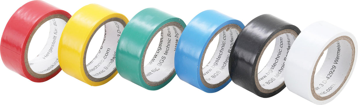 COLOR TAPE ROLL SET | 19 X 3.5 M | 6 PCS. (3024)