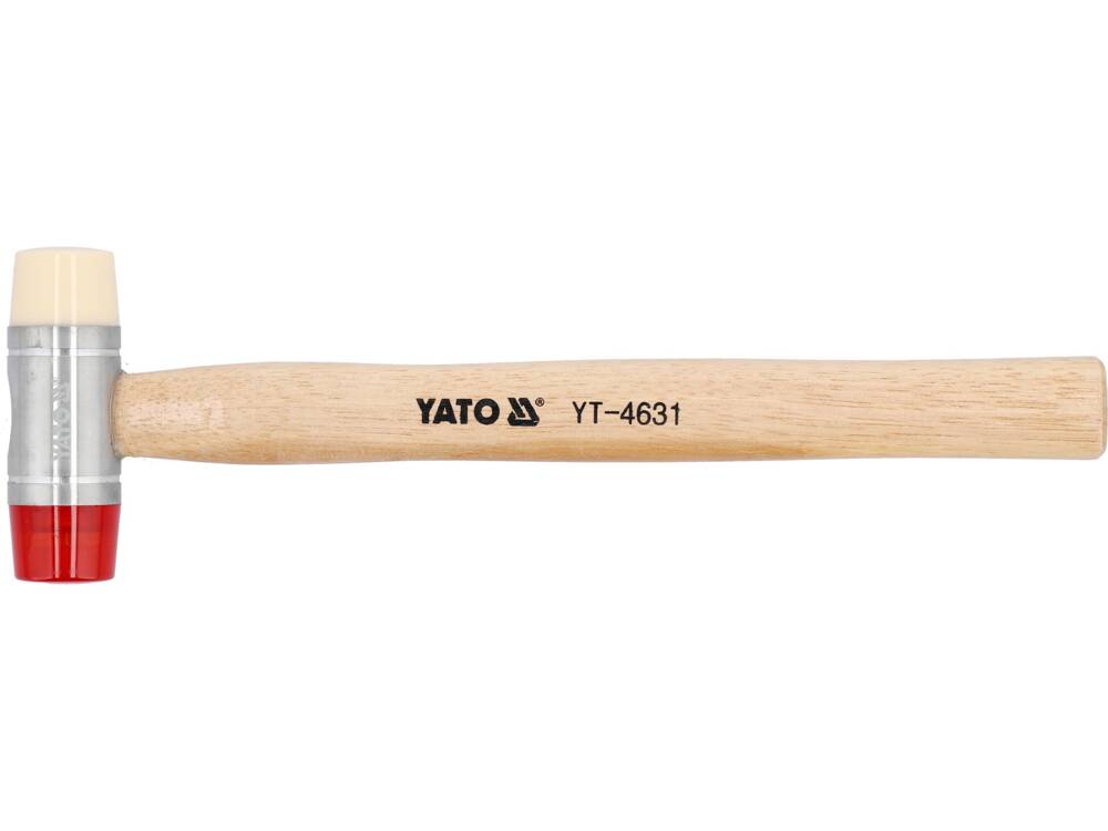 PU & NYLON HEADS MALLET W.WOOD.HANDLE 28 (YT-4631)