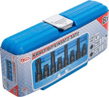 IMPACT BIT SOCKET SET | 12.5 MM (1/2") DRIVE | SPLINE (FOR XZN) M12 - M18 | 8 PCS. (5381)