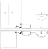 WASTE PUMP FOR SHOWER AND BASIN (75945)