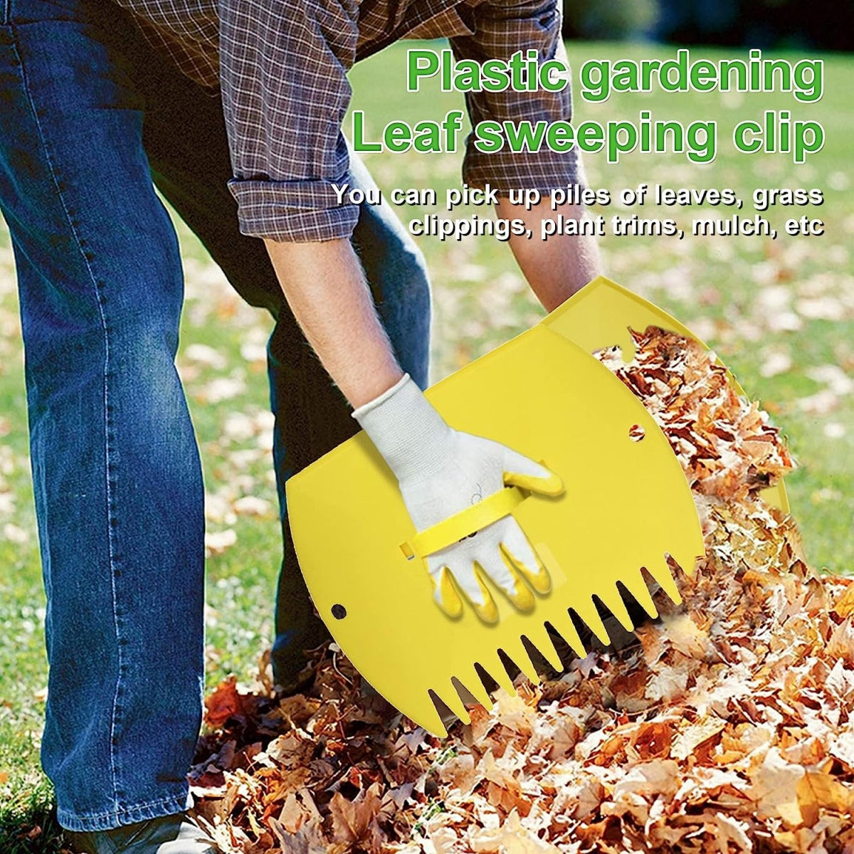 HANDHELD GARDEN LEAF GRABBER | 2 PCS. (HLR2)