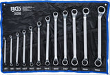 DOUBLE RING SPANNER SET | DEEP OFFSET ENDS | 6 - 32 MM | 12 PCS. (30200)