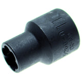 TWIST SOCKET (SPIRAL PROFILE) / SCREW EXTRACTOR | 12.5 MM (1/2") DRIVE | 11 MM (5266-11)