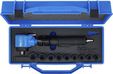 AIR IMPACT WRENCH | ANGLED AND IMPACT SOCKET SET | 12.5 MM (1/2") | 650 NM | 10 PCS. (74348)