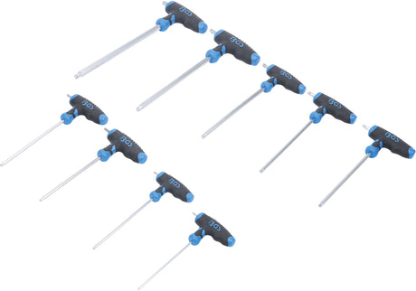 T-HANDLE WRENCH SET | T-STAR (FOR TORX) T10 - T50 | 9 PCS. (8485)