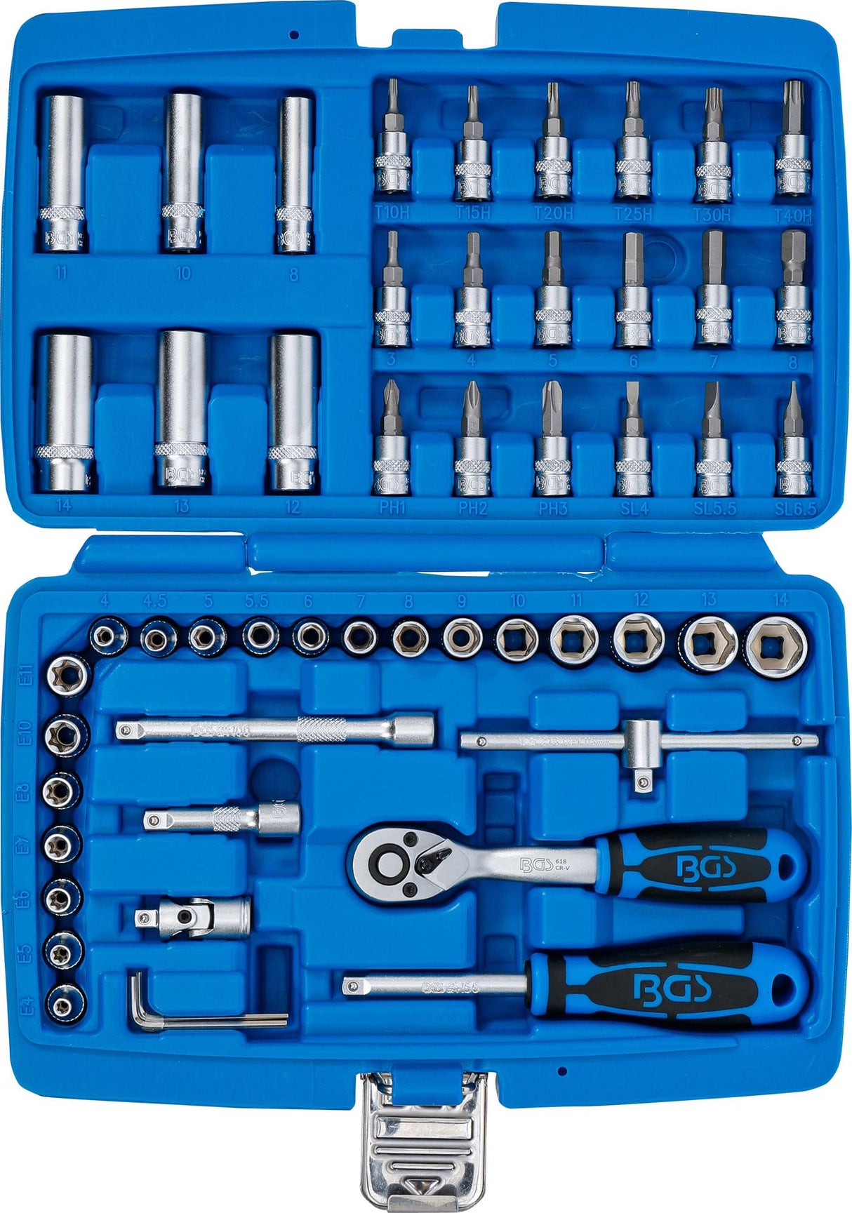 SOCKET SET | 6.3 MM (1/4") DRIVE | 53 PCS. (2147)