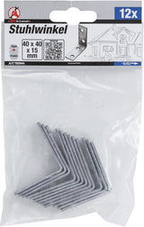 CHAIR BRACKET | 40 X 40 X 15 MM | 12 PCS. (80944)