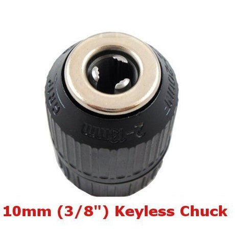 KEYLESS DRILL CHUCK 0.8-10 MM, 3/8"-24UNF (EX-5113)
