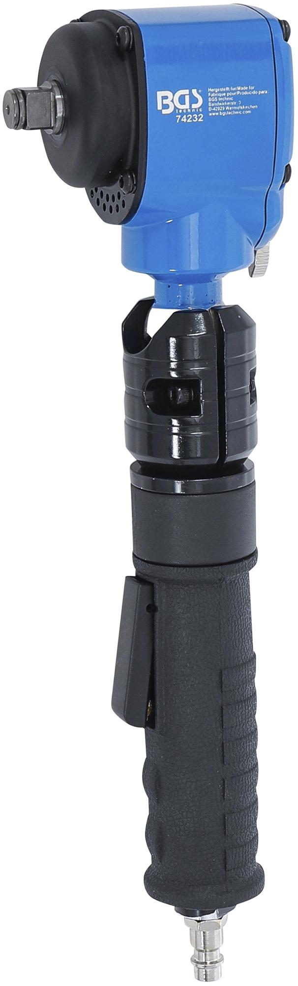 AIR IMPACT WRENCH | ANGLED AND IMPACT SOCKET SET | 12.5 MM (1/2") | 650 NM | 10 PCS. (74348)