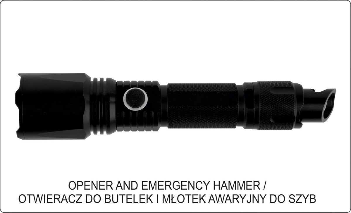 RECHARGEABLE FLASHLIGHT 10W 900LM IP64 (YT-08559)