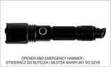 RECHARGEABLE FLASHLIGHT 10W 900LM IP64 (YT-08559)