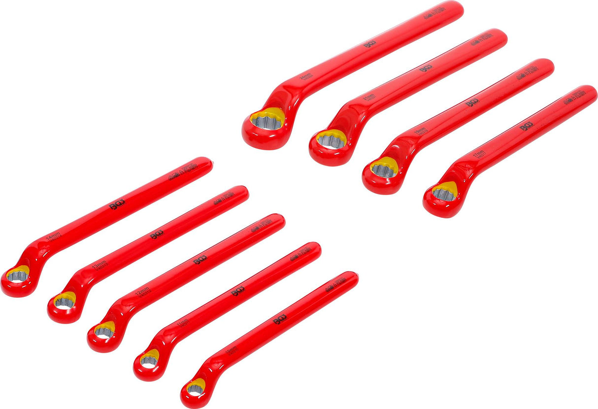 VDE SINGLE END RING SPANNER SET | DEEP OFFSET ENDS | 10 - 24 MM | 9 PCS. (72035)
