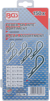 SNAP RING ASSORTMENT | Ø 2.4 - 4.0 MM | 150 PCS. (8043)