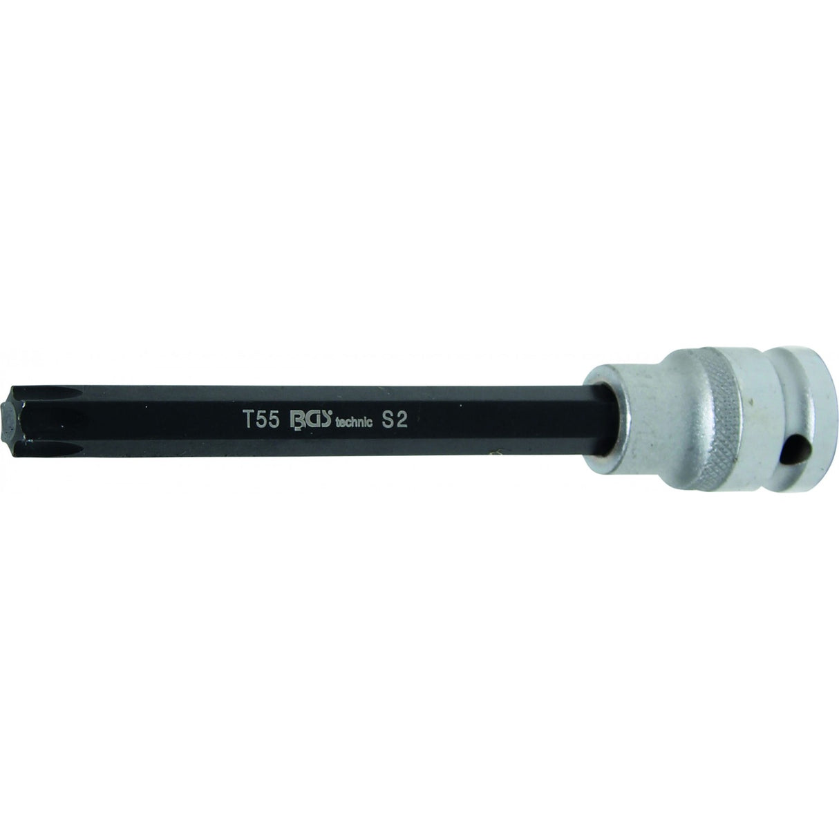 PRESSED BIT IN SOCKET | LENGTH 140 MM | 12.5 MM (1/2") | T-STAR (TORX) T55 (5004)
