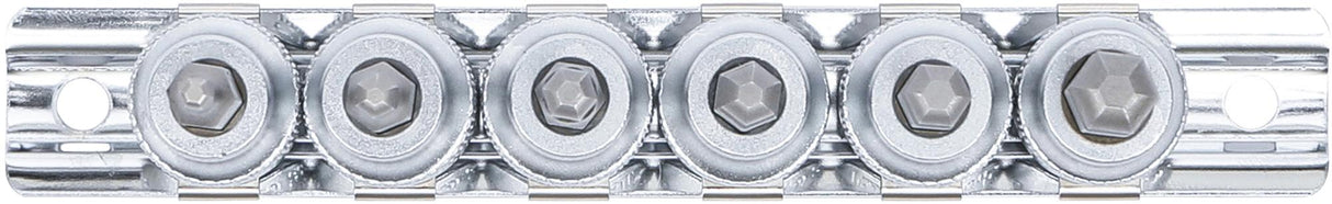 BIT SOCKET SET | 10 MM (3/8") DRIVE | INTERNAL HEXAGON WITH BALL HEAD 3 - 8 MM | 6 PCS. (5109)
