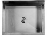 STAINLESS STEEL TABLE WITH SPACIOUS SINK / BASIN | 60 X 60 CM (YG-30920)