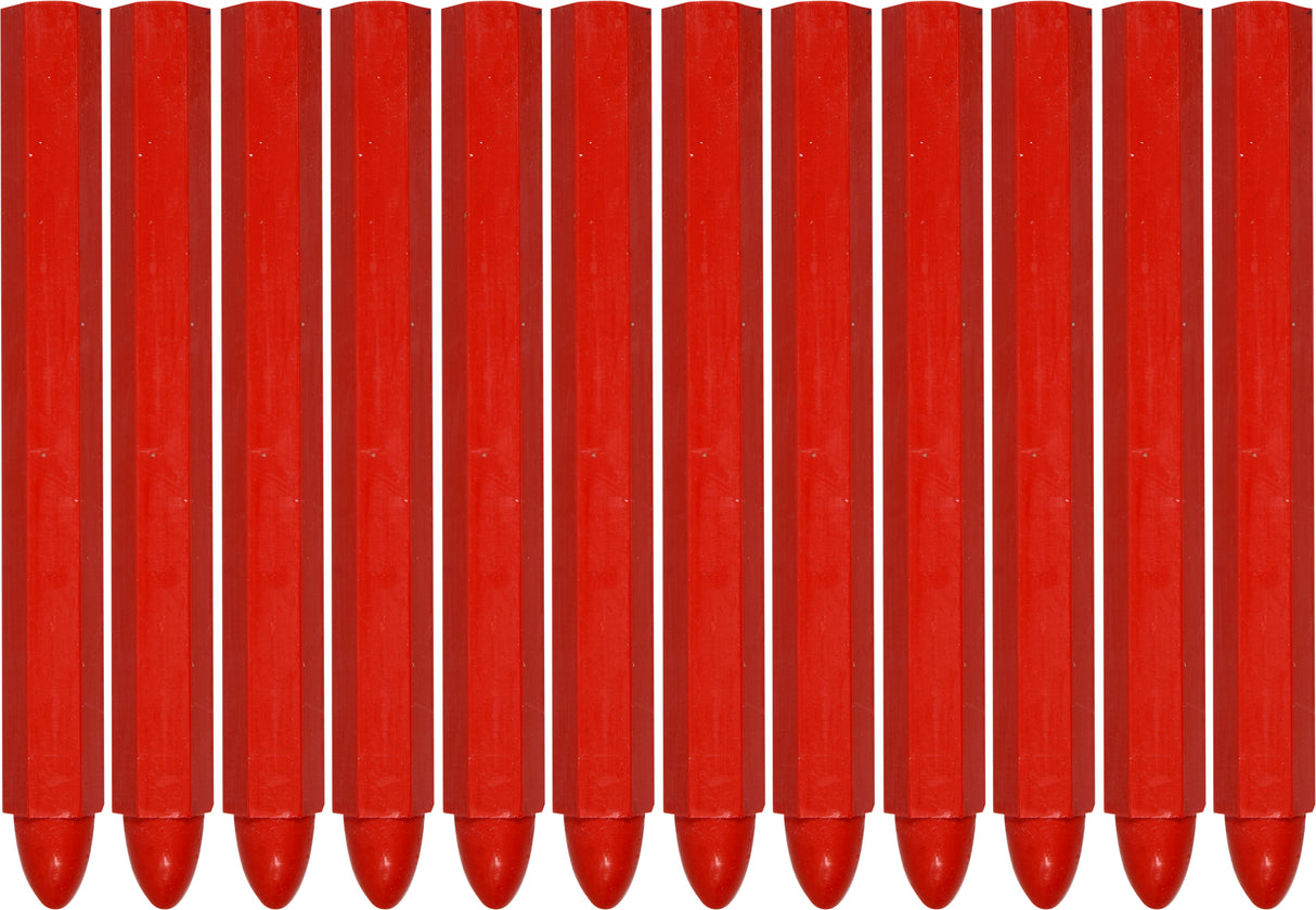 CHALK SET. 12 PCS  COLOUR RED (YT-69932)