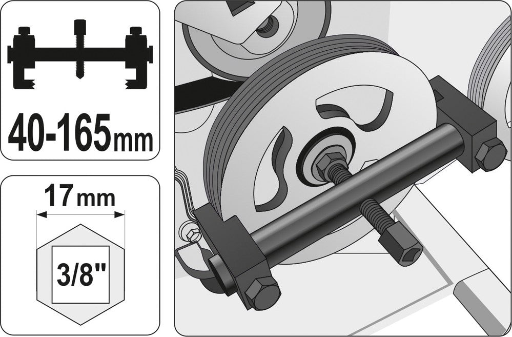 PULLER FOR RIBBED DRIVE PULLEY (YT-25480)