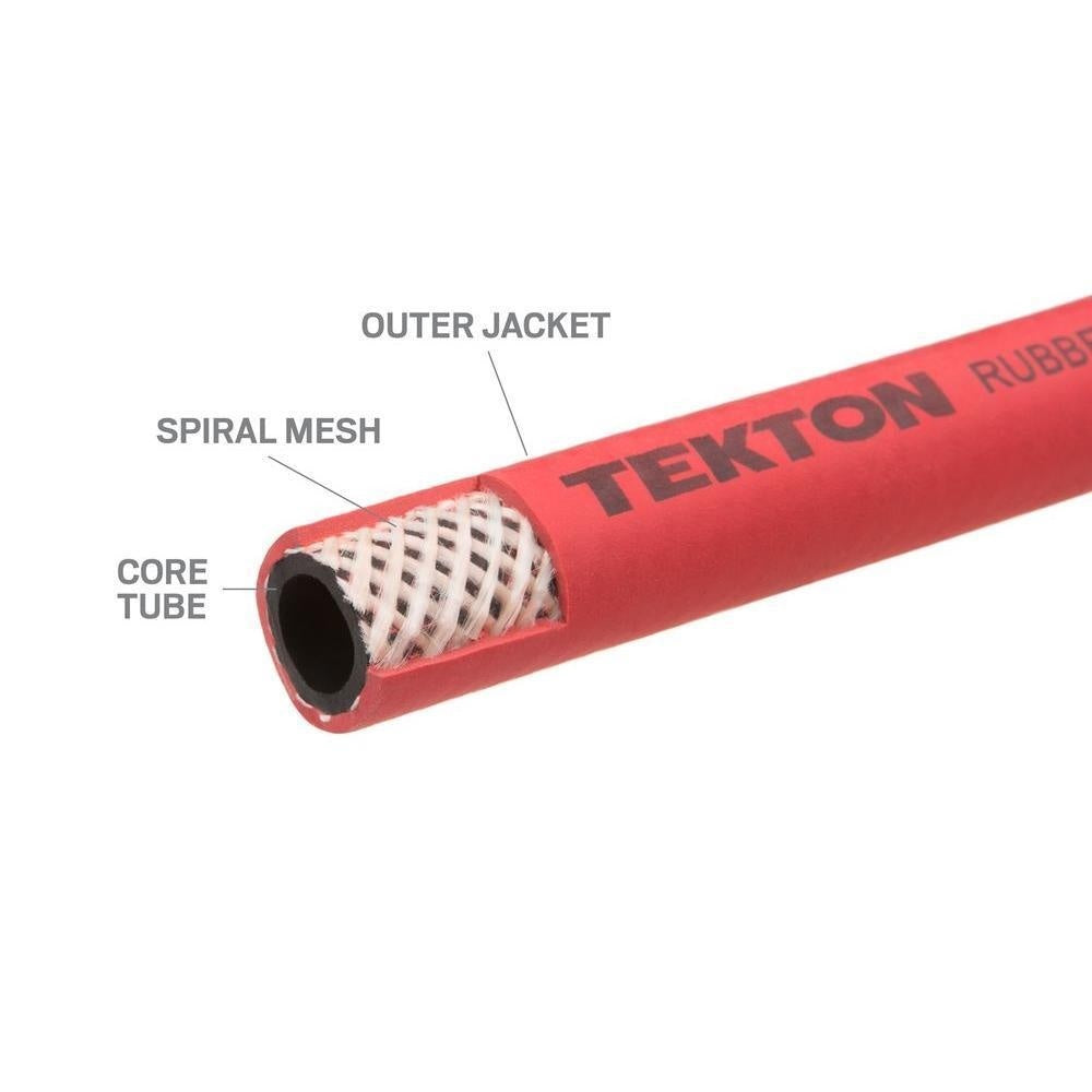 PNEUMATIC HOSE RUBBER+ (HYBRID) WITH REEL 15 M + 60 CM (HR15A-1)