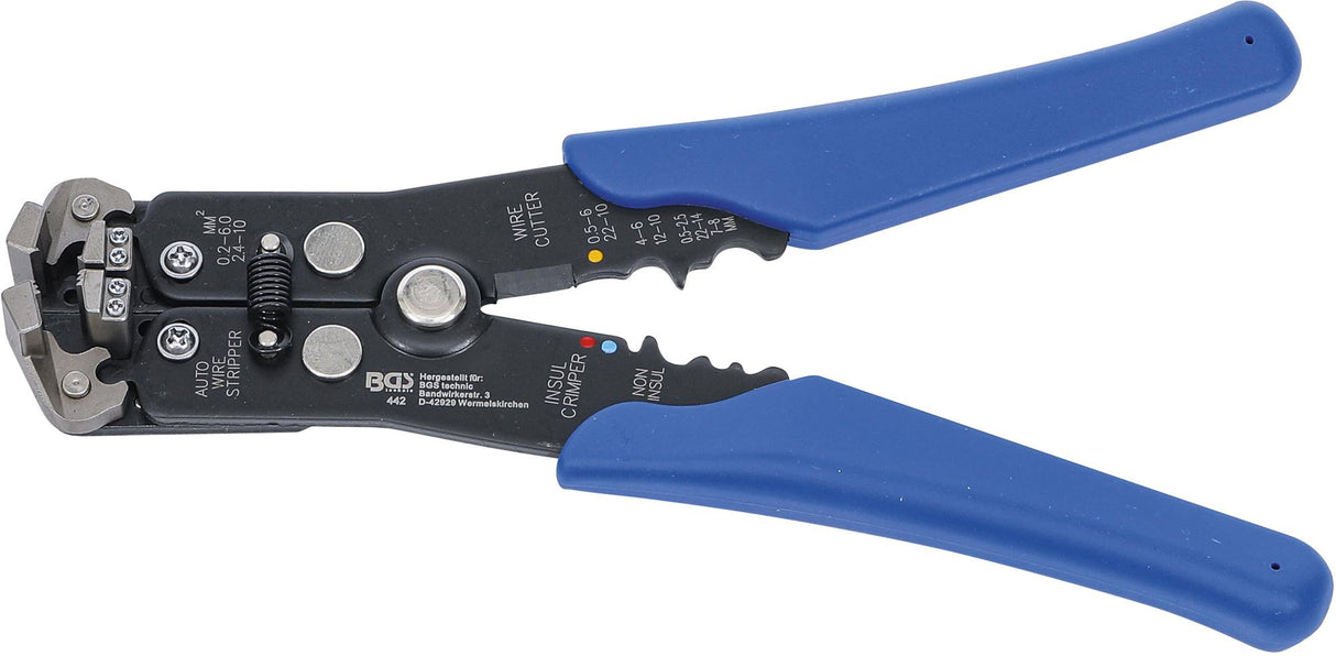 AUTOMATIC WIRE STRIPPER | FOR WIRE Ø 0.13 - 6 MM² | 210 MM (442)