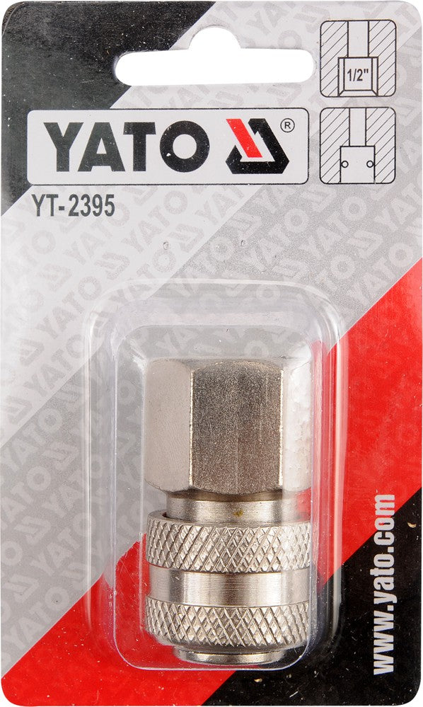 QUICK COUPLER 1/4"(F)X1/4"(F) (YT-2395)