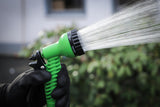 WATER HOSE | TEXTILE | FLEXIBLE | WITH GARDEN HAND SHOWER WITH 7 FUNCTIONS | 3 - 10 M (70903)
