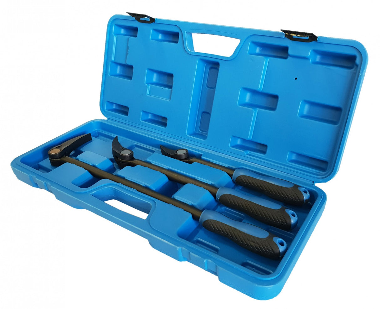 TIRE LEVER SET | TELESCOPIC WITH FLEX HANDLE | 11 DIRECTIONS | 3 PCS. (APB3S)