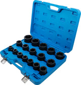 IMPACT SOCKET SET | 20 MM (3/4") DRIVE | 19 - 55 MM | 17 PCS. (5242)
