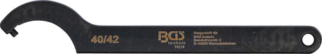 HOOK WRENCH WITH PIN | 40 - 42 MM (74214)