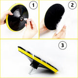 POLISHING PAD SET | Ø 180 MM | 12 PCS. (BK1006)