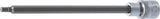 BIT SOCKET | LENGTH 200 MM | 12.5 MM (1/2") DRIVE | INTERNAL HEXAGON 5 MM (4275)