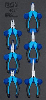 TOOL TRAY 1/3: PRECISION PLIERS SET "MINI" | 6 PCS. (4024)