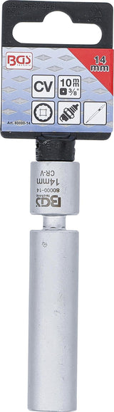 SWIVEL GLOW & SPARK PLUG SOCKET | 10 MM (3/8") | 14 MM (80000-14)