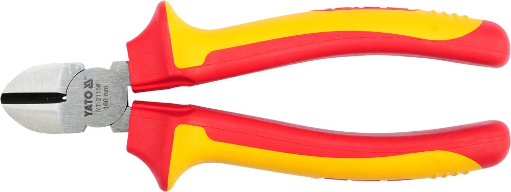 INSULATED SIDE CUTTING PLIERS 160MM VDE (YT-21158)