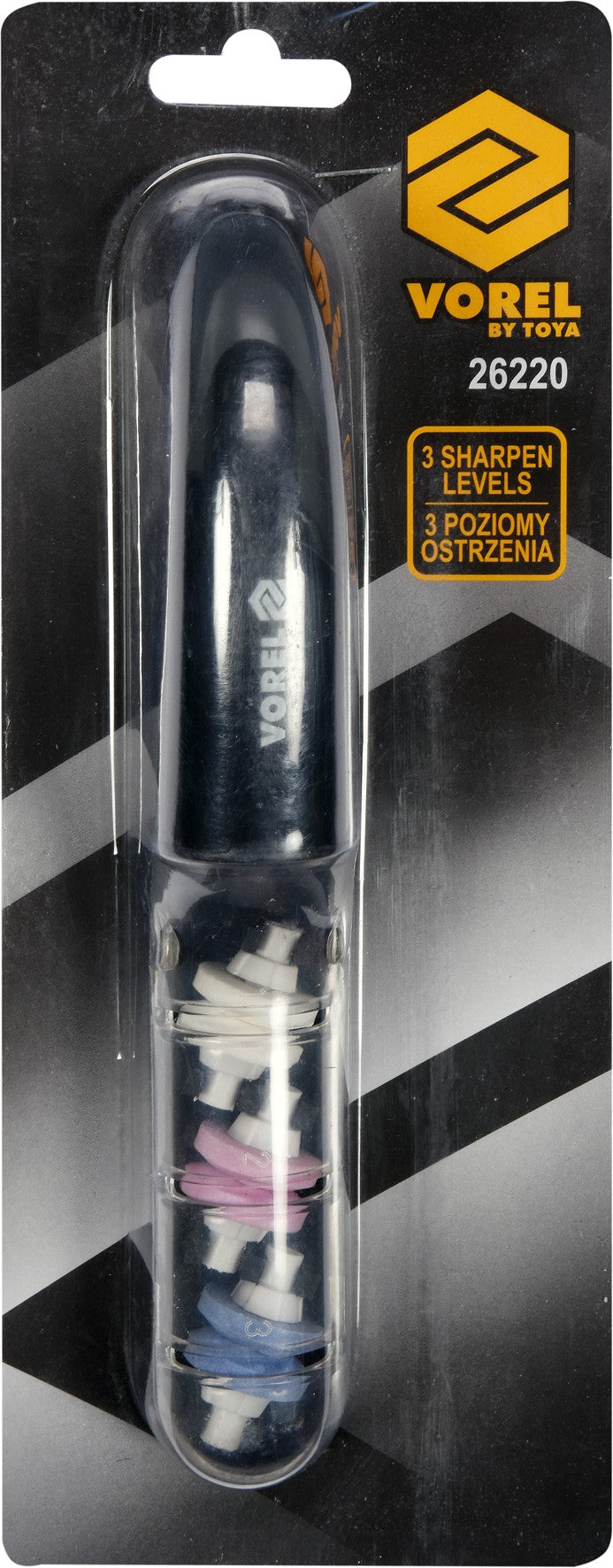 TRIPLE SHARPENER FOR KNIVES (26220)
