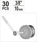 CUP TAP OIL FILTER WRENCH SET 30PCS (YT-0596)