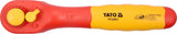 INSULATED RATCHET FOR ELECTRICIAN VDE, 200 MM 3/8" (YT-21071)