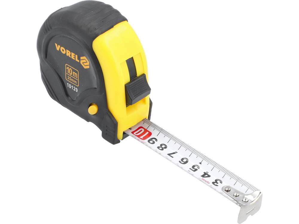 MEASURING TAPE RED-BLACK 10MX25MM (10129)