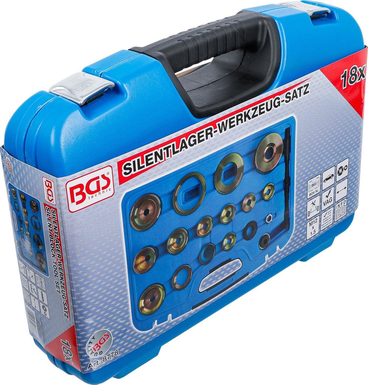 SILENT BLOCK TOOL SET | FOR VAG | 18 PCS. (8778)