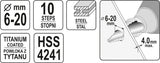 STEP DRILL 6-20MM (YT-44744)