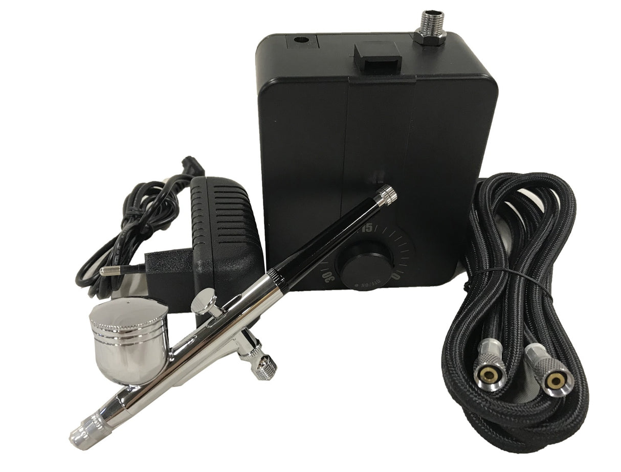 AIRBRUSH WITH COMPRESSOR | NON-AUTOMATIC TYPE | 12V | 12 L/MIN (AB12)