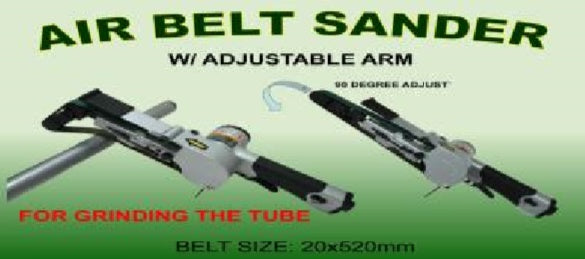 PNEUMATIC BELT SANDER | WITH PIPE GRINDING FUNCTION | 20X520 MM (US-NBS2052A)