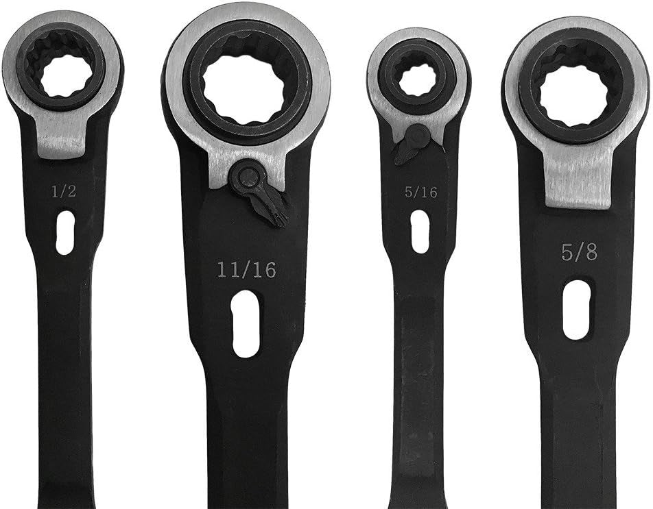 MULTI-FUNCTION RATCHET WRENCHES | DOUBLE-SIDED WITH REVERSE | 4-IN-1 | 2 PCS. (DRW2S)