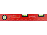 ALUMINIUM SPIRIT LEVEL/ANGLE FINDER, RECTANGULAR, 600 X 400 MM (YT-70746)