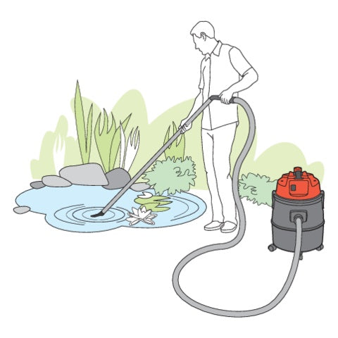 MULTIFUNCT.VACUUM CLEAN,FOR POND 1400W (YT-85720)