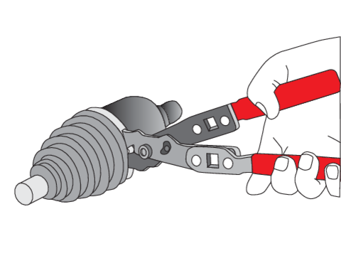 CV BOOT CLAMP PLIERS (YT-0606)