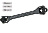 MULTIFUNCTIONAL WRENCH WITH SWIVEL HEADS 8-IN-1: 8-10-12-13/14-17-19-21 MM (JD-08021)